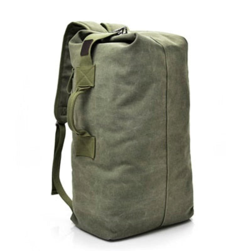 Mochila de lona impermeable de 30 litros. verde