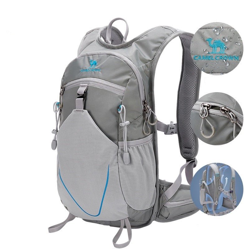 Mochila pequeña 12L gris